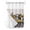 Gray, variant on No Hook Shower Curtain with Snap-in Liner, Vintage Farm Animals Waterproof Fabric Bathroom Curtains, Cute Cow Pig Sunflower Bath Curtains & Mesh Top Window Stand Up Stall 36"x72"