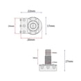 thumbnail image 5 of OUNONA Guitar Volume Potentiometer A100k Linear Audio Potentiometer Multi Color for Guitar Accessories, 5 of 8