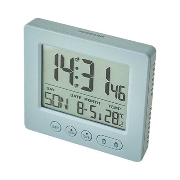 Reloj despertador Advancent LED Temperatura Humedad Electrodomésticos Gris