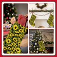 thumbnail image 5 of Zufioo Sunflowers In Vintage for 18-inch Stitching Christmas Stockings, Suitable for Christmas, Christmas Trees, Indoor and Outdoor Holiday Decorations-Short plush, 5 of 7
