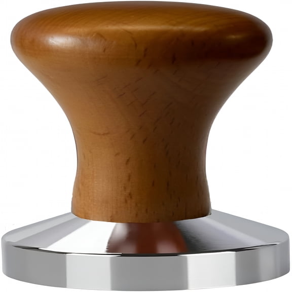 ACDANC 51Mm Espresso Tamper - Premium Stainless Steel Base and Wooden Handle - Barista Coffee Tamper for Uniform Compression - Espresso Coffee Bar Accessories for Consistent Extraction