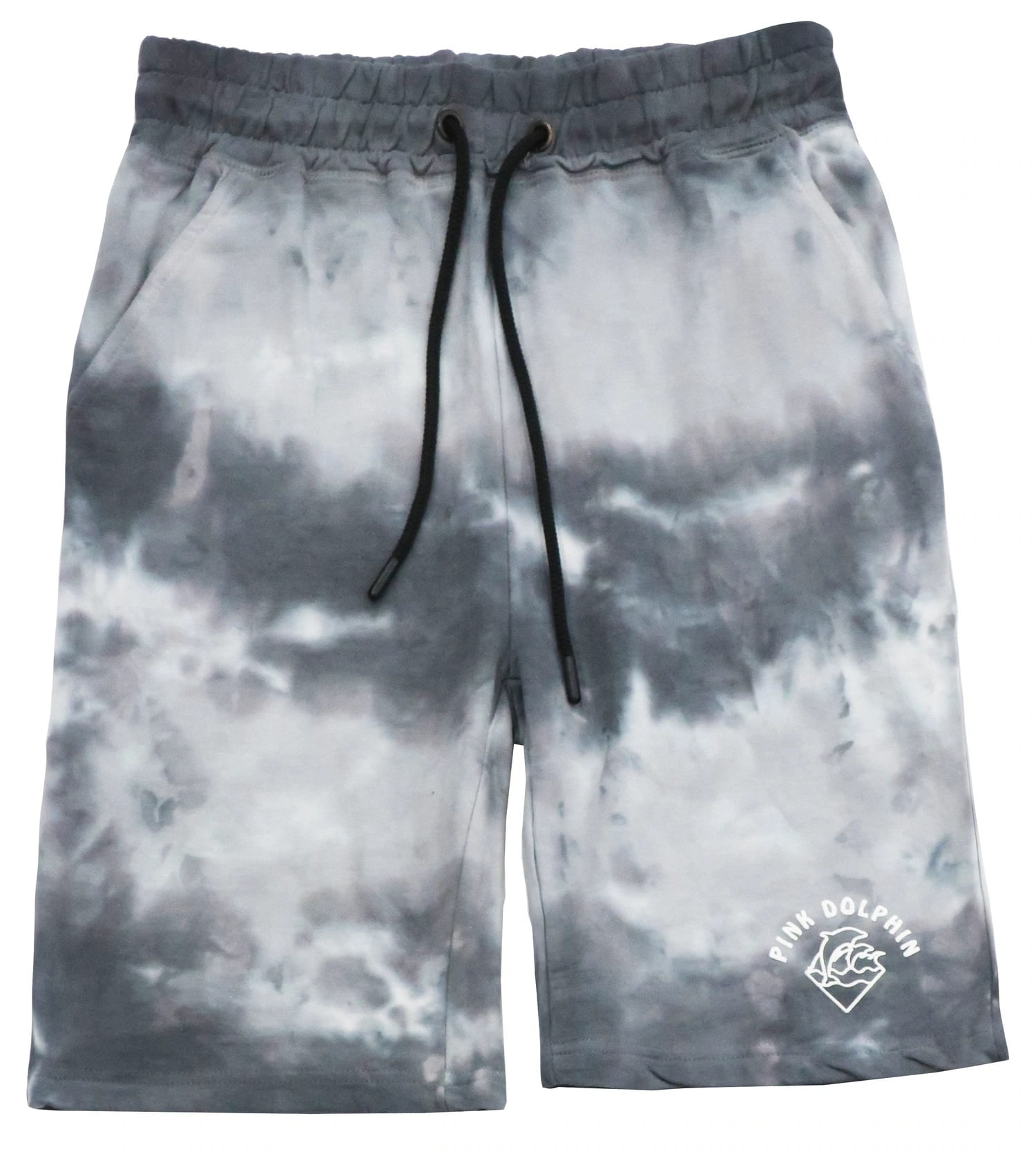 Pink Dolphin Men's Tie Dye Waves Script 