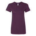 thumbnail image 1 of Women’s Fine Jersey Tee, S, Eggplant, 1 of 3