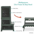 thumbnail image 6 of Fisher Price by Dream On Me Wonderstep Step Stool, Forest Green, 6 of 10