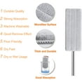 thumbnail image 4 of Lochas Flat Mop and Bucket with Wringer Set, Separates Dirty and Clean Water, 3-Chamber Mop Wet and Dry Use, Hands Free Squeeze Mops for Floor Cleaning, 4 Reusable Microfiber Mop Pads Included, 4 of 8