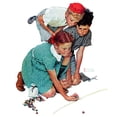 thumbnail image 3 of Marmont Hill "Marbles Champ" by Norman Rockwell Painting Print on Canvas, 3 of 5