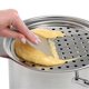 thumbnail image 5 of Stainless Steel Spaetzle Maker Lid with Scraper Traditional German Egg Noodle Maker Pan Pot Spaghet, 5 of 5