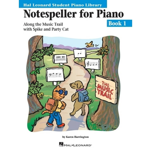 Pre-Owned Notespeller for Piano - Book 1 Hal Leonard Student Piano Library Beginner Piano Method Treble and Bass Staff Note Reading Activities (Paperback) 0634004778 9780634004773