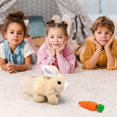 thumbnail image 4 of Electronic Plush Rabbit Toy, Easter Bunny Interactive Toy, Playful Bunny Hops Around Makes Sounds Wiggles Ears, 4 of 4