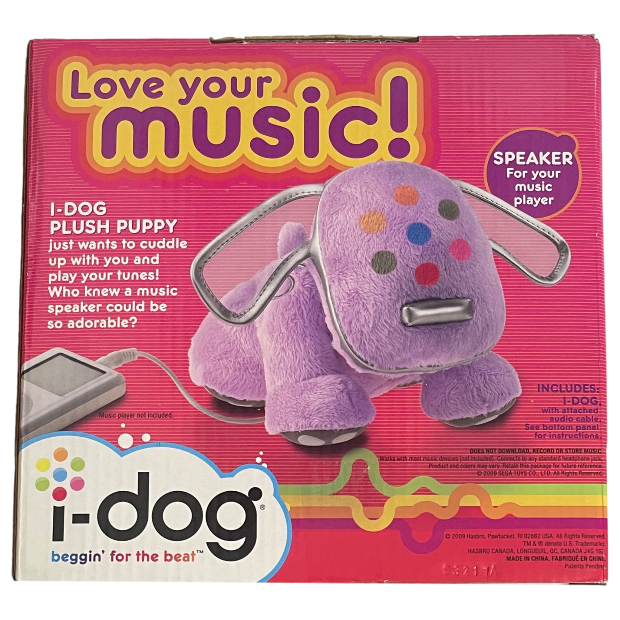Sega Toys Dog Music Player WORKS Hasbro Sega IDog Interactive MP3