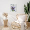 thumbnail image 4 of Farmhouse Lavender Bathroom Lilac Flower Decor Wall Art Just Breathe Rustic Hummingbird Floral Purple Pictures Wall Decor Canvas Painting Prints Artwork Home Decorations Framed for Bedroom 12"x16", 4 of 6