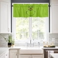 thumbnail image 5 of Christmas Valances Curtain Valance Merry Christmas Window Curtain Valances for Kitchen Bathroom Rod Pocket Christmas Ornament Xmas Farmhouse Bathroom Laundry Short Curtains Decoration 54x18in, 5 of 6