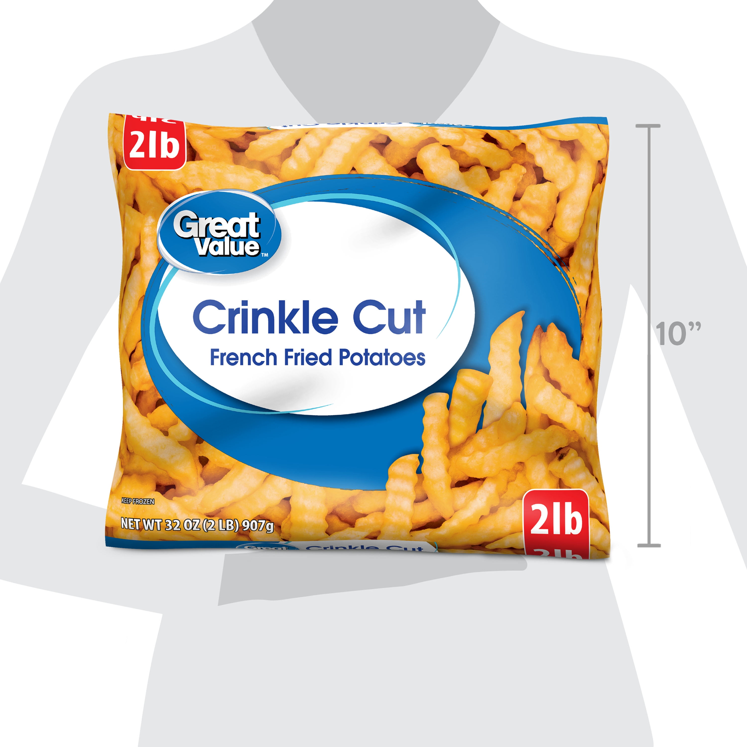 French Fries crinkle cut 1 kg - Riviera Maya Groceries