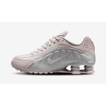 WOMEN'S NIKE SHOX R4 BARELY ROSE ATHLETIC SHOES