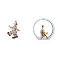 thumbnail image 1 of Figura de , estatua de resina, escultura, adorno de mesa, estatuilla de niña, colección de arte decorativo con textura realista, ideal para rega, 1 of 8