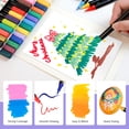 thumbnail image 4 of Marcadores de pintura acrílica Artecho de 60 colores con doble punta, 4 of 6