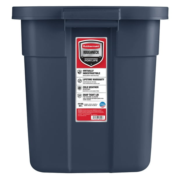 【希少】ロンハーマン Ron Herman Rubbermaid ゴミ箱 Rubbermaid 18-Gallon Large Plastic Containers with Lids, Roughneck