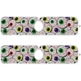 thumbnail image 2 of Coolnut Eyes Halloween Colorful Sink Splash Guard for Faucet 2 Packs Faucet Absorbent Mats, Faucet Handle Drip Catcher Quickly Drying Mat for Kitchen Counter Bathroom, 14.9"x5.5", 2 of 7