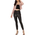 thumbnail image 2 of INSPIRE CHIC Blouson Bomber en Dentelle Transparente en Maille à Col Montant à Fermeture à Glissière pour Femme Rose G, 2 of 5