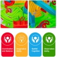 thumbnail image 4 of Maze Ball 3D Interactive Maze Game (12cm,4.7'') with 100 Challenging Barriers 3D Labyrinth Ball Puzzle Kids Toys Magical Brain Teasers Puzzle Ball, for Ages 9 and Up, 4 of 7