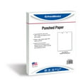 thumbnail image 3 of PrintWorks Professional 2 Hole Punch Top Paper - Pre-Punched for Folders, Binders, & Clipboards - Made in the USA - 500 Sheets - 8.5" x 11" - 20 lb - 92 Bright White (04110), 3 of 10