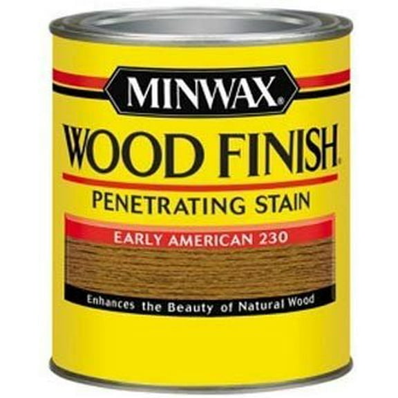 Minwax 70008444 Wood Finish Penetrating  Stain, quart, Early American