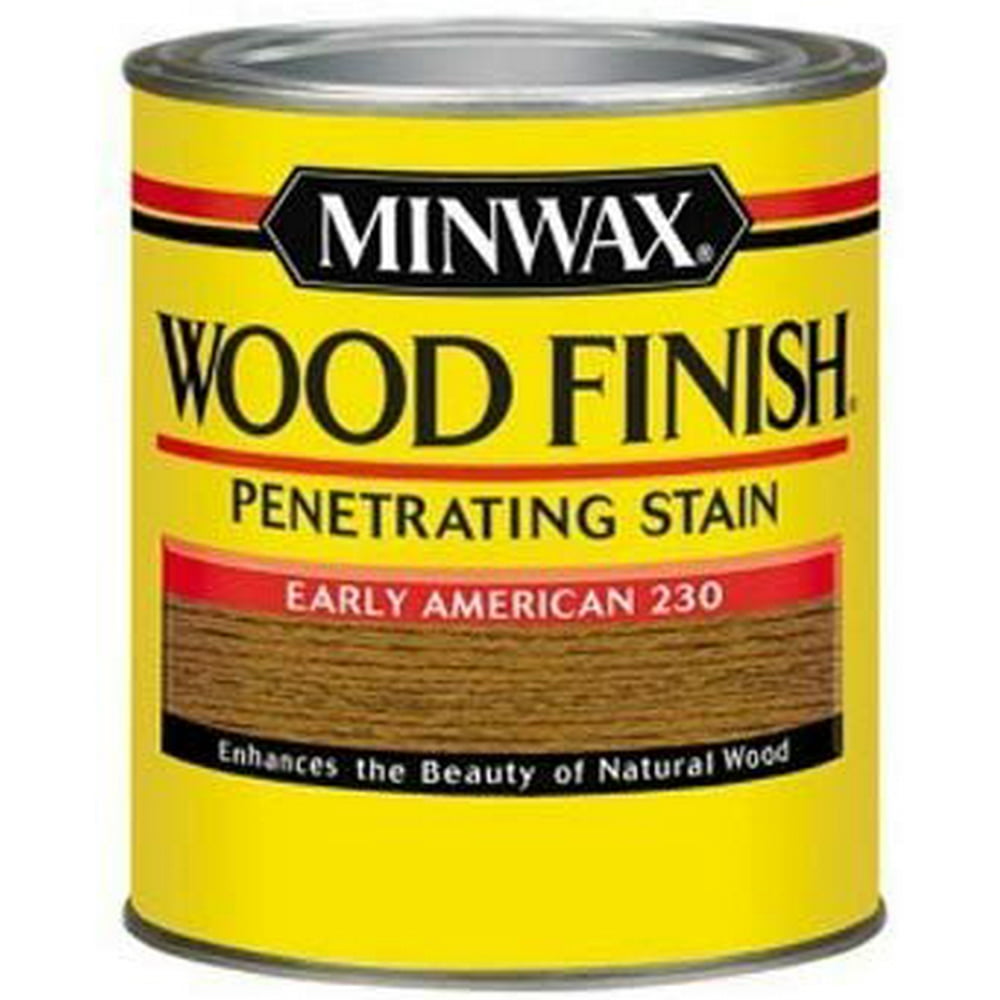 Minwax 70008444 Wood Finish Stain, quart, Early American