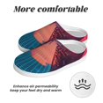 thumbnail image 6 of Lsque Neon Sunset Cyberpunk Cityscape Pattern Womens Comfort Cotton on Scuff With Memory Foam and Anti-skid Sole Slipper-37/38, 6 of 7