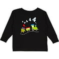 thumbnail image 3 of Inktastic Fourth Birthday Party Train Boys or Girls Long Sleeve Toddler T-Shirt, 3 of 5