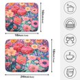 thumbnail image 2 of Ryvnso Spring Flowers Dish Drying Mat for Kitchen Countertop 18x24 Large Dish Pad Drainer Rack Dish Sink Mats, 2 of 7