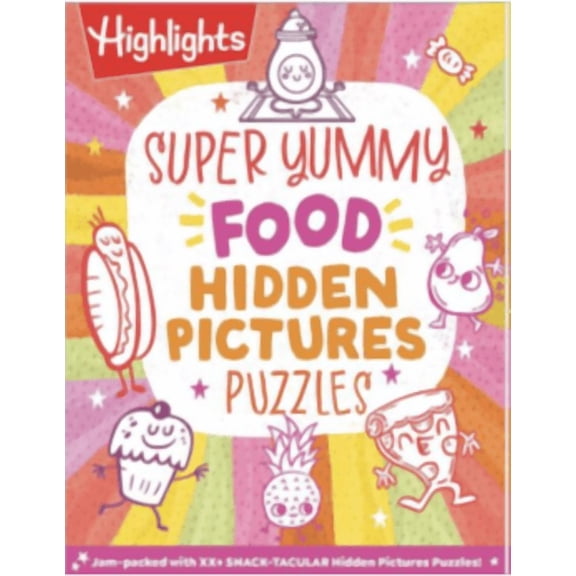 Super Yummy Food Hidden Pictures Puzzles (Paperback)