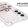 thumbnail image 4 of Compatible with Samsung Galaxy S23 Case Liquid Glitter Cute Stylish Slim Silicone Quicksand Sparkle Shockproof Protective for Women Girls Case for Samsung Galaxy S23 5G Chasing Dreams YB, 4 of 12