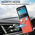 thumbnail image 7 of for Motorola Razr 40 Ultra Wallet Case with Card Holder Kickstand & Ring, Premium PU Leather Shockproof Protective Pocket with Magnetic Clasp Flip Case for Motorola Razr 40 Ultra, Orange, 7 of 7