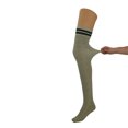 thumbnail image 6 of 1 Pair Over Knee Thigh High Knitted Socks for Women Warm Stocking Long Boot Socks - Khaki, 6 of 9