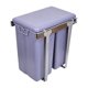thumbnail image 4 of Cubo basura doble extraíble, práctico contenedor para el hogar, restaurante o cafetería, contenedor reciclaje para debajo del mostrador., 4 of 8