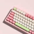 thumbnail image 3 of 130 Keys MOA Profile Custom Minimalist Style Keyboard Keycaps Pink Double Shot PBT Keycaps for MX Switches Mechanical Keyboards, 3 of 9