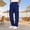 Blue*, variant on Men's Pants Comfortable Solid Color with Pocket Relaxed Fit Stretchable Breathable Soft Lightweight Everyday Wear Durable Chic Casual Trousers