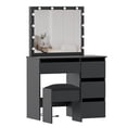 thumbnail image 7 of Vanity Desk, Makeup Vanity Desk , Makeup Table, Light Mirror and Power Outlet, 7 of 7