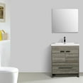 thumbnail image 2 of Eviva Lugano 30" Ash Modern Bathroom Vanity with White Integrated Acrylic Sink, 2 of 4