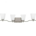 thumbnail image 2 of Myra 4-Light Bathroom Vanity Light in Brushed Nickel, 2 of 2