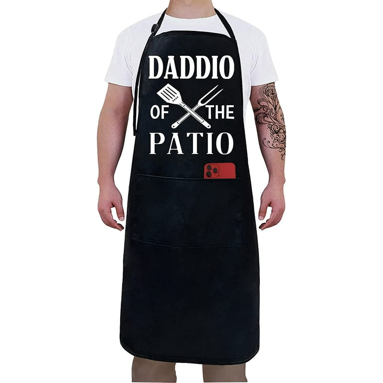  Funny Apron Cooking Gifts for Men, Apron with 2 Pockets  Adjustable Neck Strap, Waterproof, Gifts for Dad, Husband, Friends,  Birthday Gifts, Gag Gifts, BBQ Cooking Chef Apron, Father's Day Gift 