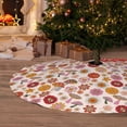 thumbnail image 6 of Sikiie Fall 70s Groovy Hippie 30-48 inches {designName} Print Christmas Tree Skirt Snowman Xmas Tree Skirt with Edge Christmas Decorations for Holiday Party48", 6 of 7