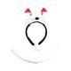 thumbnail image 5 of Conjunto de diadema y pajarita con cola de animal, accesorios para disfraz, accesorios de cosplay, tocados para Gato blanco, 5 of 7