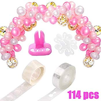 64 PIECE BABY SHOWER BALLOON ARCH KIT BOY GIRL PARTY DECORATION CELEBRATION