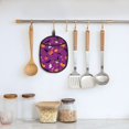 thumbnail image 5 of Pofeuu Halloween2 Print Silicone Pot Mat Mitten With Hanging Loop Heat Resistant Oven Mitts Non-Slip Bbq Baking Smoking Potholders, 5 of 7