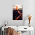 thumbnail image 2 of Elephant Stock Kilauea Volcano Erupting Wall Art - Vertical Multi Panel Canvas - Living Room Wall Decor - Nature Multi Panel - Beige And Gray Decor - 14" x 23", 2 of 4