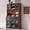 Brown, variant on Fatmok 72" Tall Kitchen Pantry Storage Cabinet with Glass Doors, Farmhouse Hutch Cabinet with 4 Doors and 1 Drawer, Food Pantry Organizer for Dining Room, Living Room, Office, Brown