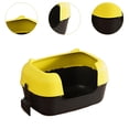 thumbnail image 6 of Mornei Cat Sifting Litter Tray Bedpan Kitten Toilet High Sided Removable for yellow and black, 6 of 9
