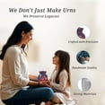 thumbnail image 3 of Cross Keepsake Cremation Urns For Human Ashes Adult Male - purple Mini Urn For Ashes For Women - Small Burial Urns For Adult Male - red Tiny Funeral Urn For Mom - 3 Inch, 3 of 7