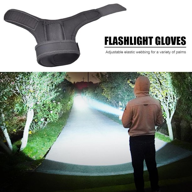 Encendiendo Transpirable bajo el agua buceo intermitente soporte guantes suave al aire libre ciclismo noche buceo antorcha brazo montaje muñequera guante Barbie Nuevos Originales